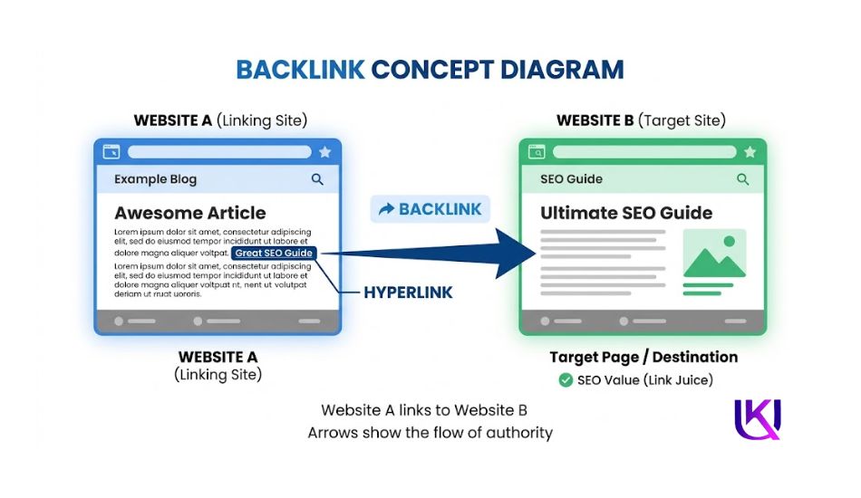 What Is a Backlink in SEO Concept