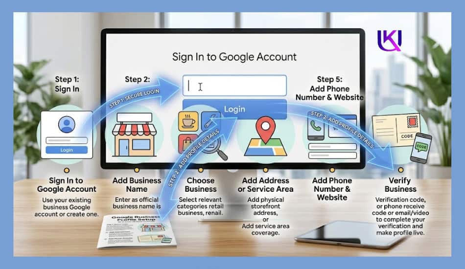 Google My Business setup USA