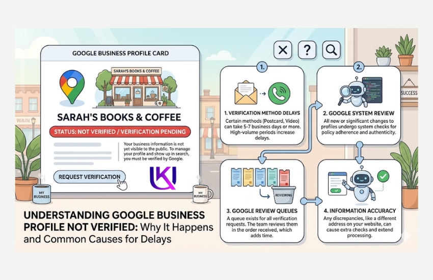 US Business Website Not Showing On Google GBP Not Verified