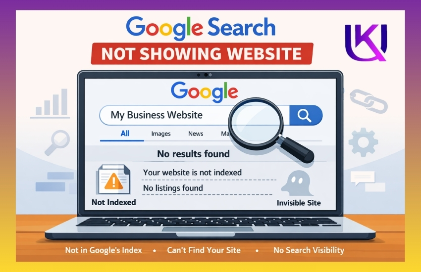 US Business Website Not Showing On Google 