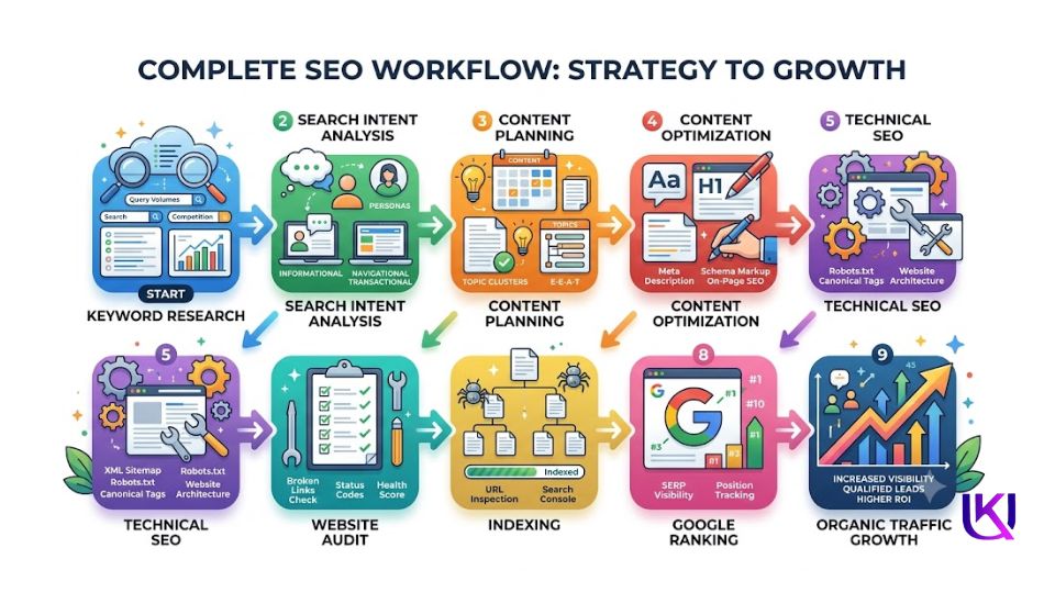Best Free SEO Tools Complete Workflow