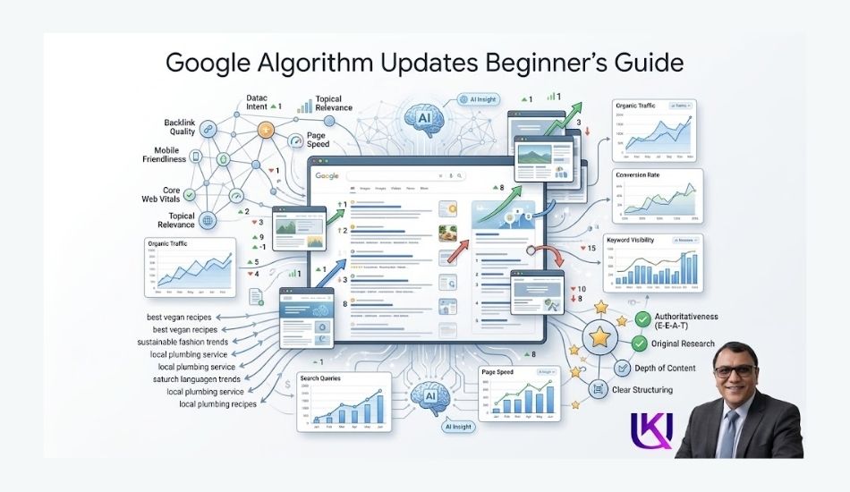 Google algorithm updates and SEO rankings