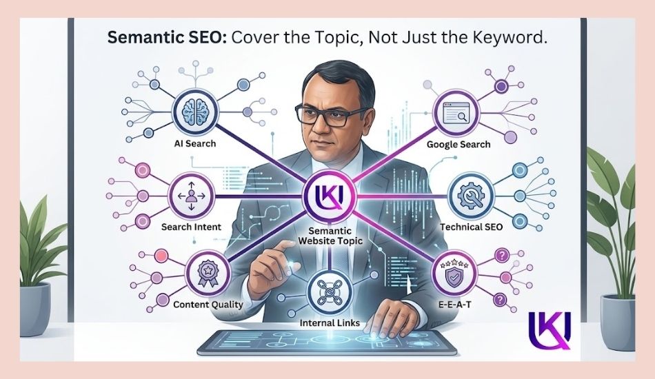 Semantic SEO topic and entity relationships